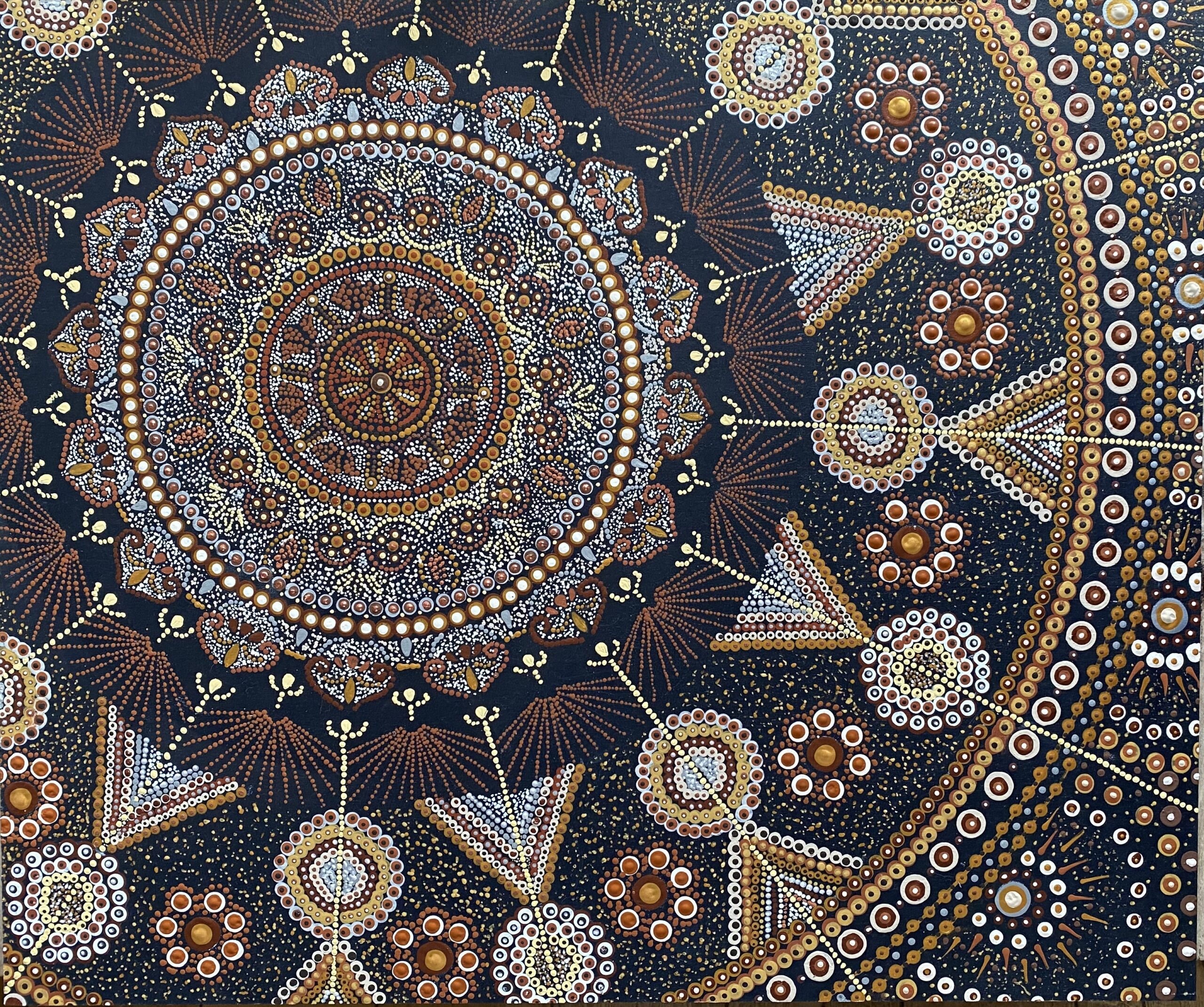 Mandala - dotpainting - Carin Hafkamp