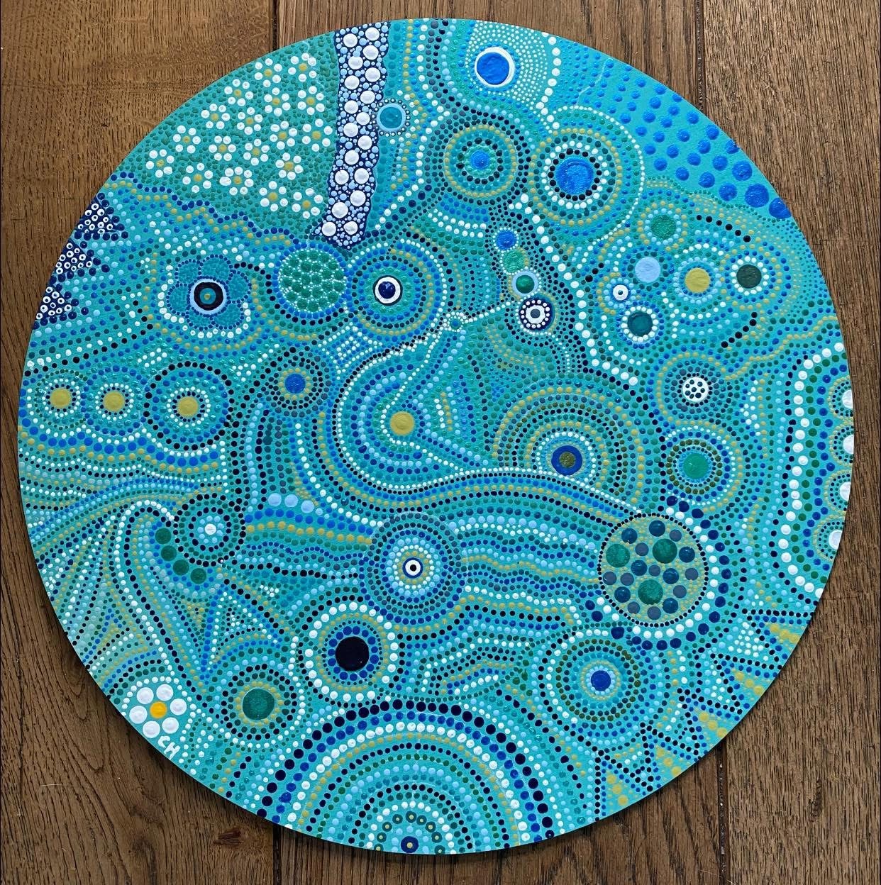 Dotpainting Carin Hafkamp - 30 cm Dotpainting Carin Hafkamp - 30 cm